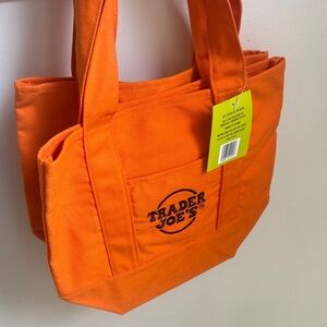 2 Trader Joe’s mini Orange Tote Bag